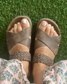 Customer photo from Kim D.: Signature Dune sandals
